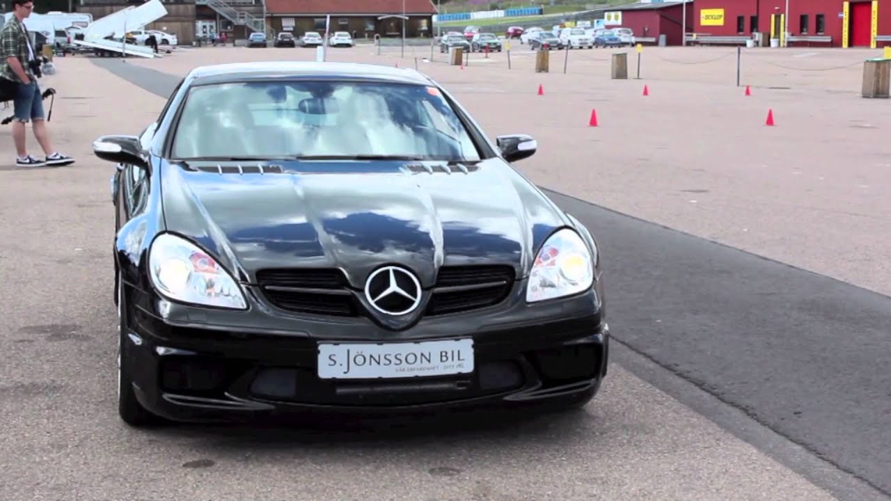 Mercedes-Benz SLK55 AMG Black Series 1 of 100, fly by's and acceleration
