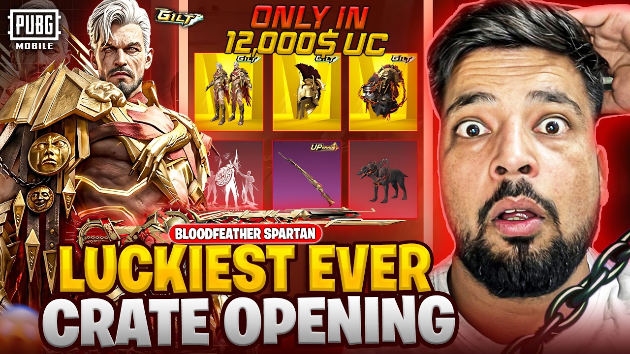 Luckiest Bloodfeather Spartan Ultimate Suit In Just $12000UC 😍 | PUBG MOBILE