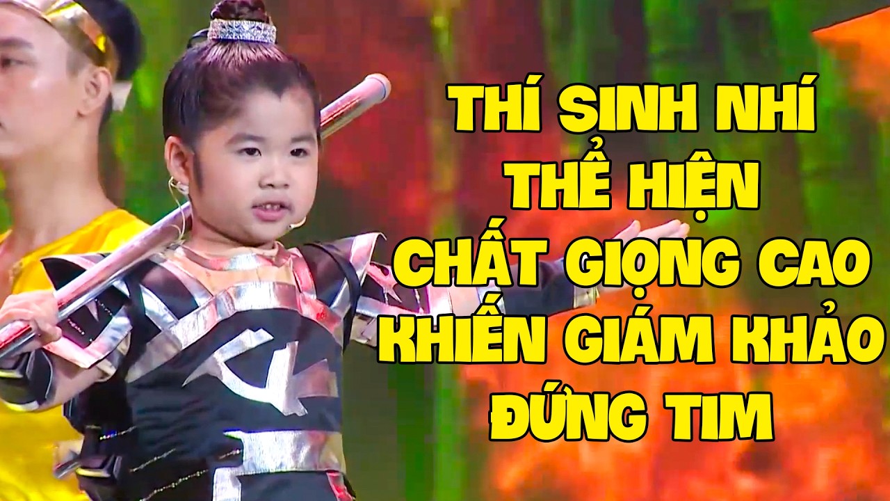Thí sinh nhí thể hiện CHẤT GIỌNG CAO khiến giám khảo liên tục ĐỨNG TIM GIẬT MÌNH | Yêu Ca Cổ THVL