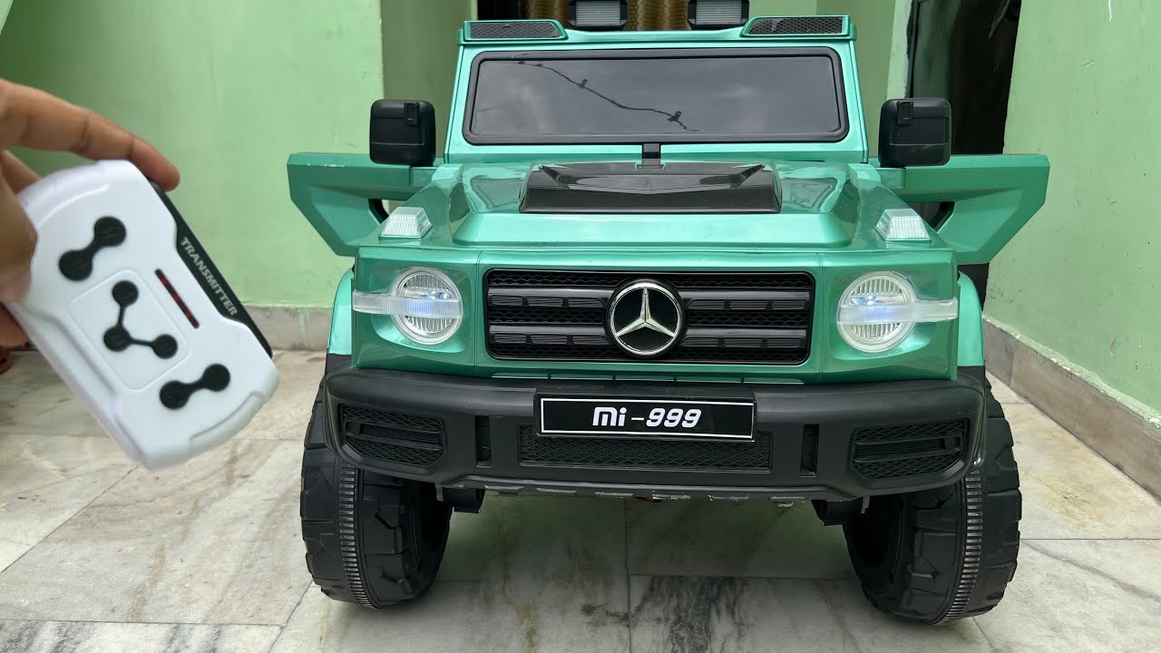 RC Mercedes G Wagon Car Unboxing & Testing | 2.4Ghz Remote Control Ride on Car | Shamshad Maker🔥🔥