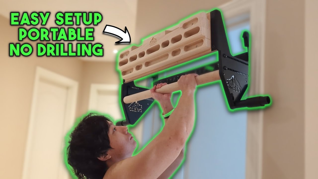 CLEVO: Best Doorway Hangboard Pull-Up Bar for Climbers