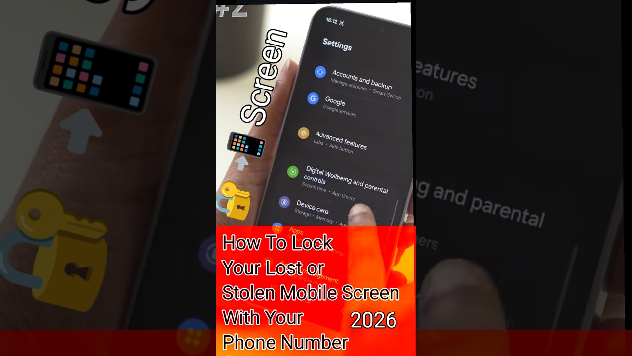 How To Lock Lost Or Stolen Mobile Screen By your Phone Number - Lock Screen By Mobile Number 2026