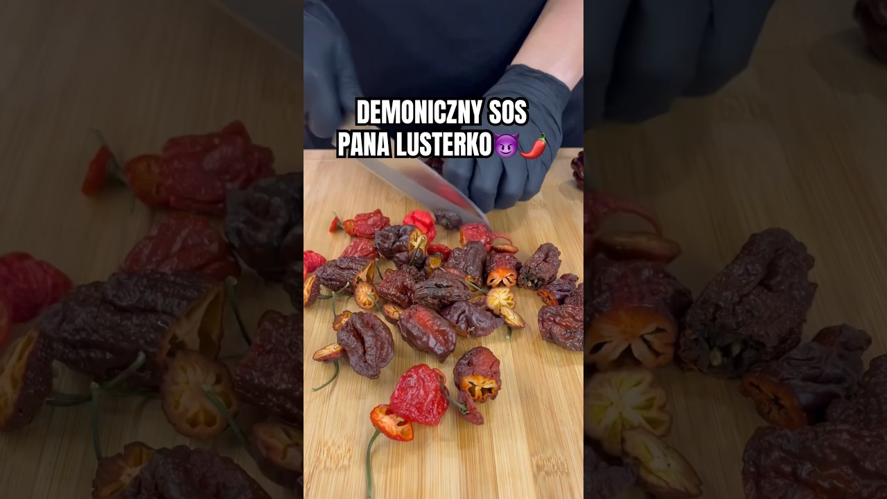 Demoniczny sos Pana Lusterko🔥 2.000.000 SHU🌶️ przepis w opisie, wyzwanie rzucone!😈