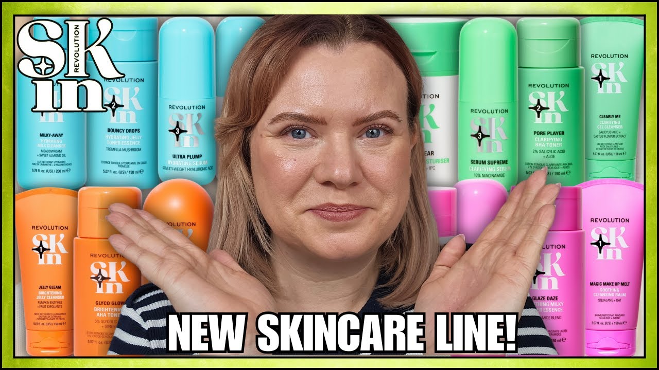 NEW REVOLUTION SKIN SKINCARE Reveal & Review  MAKEUP REVOLUTION SKINCARE LINE | Clare Walch