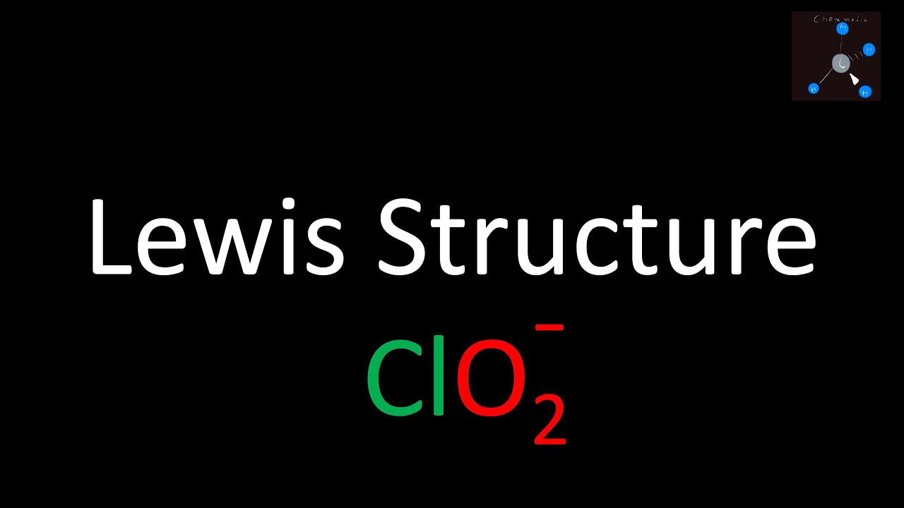 Estructura de Lewis del ClO2- (ion clorito)