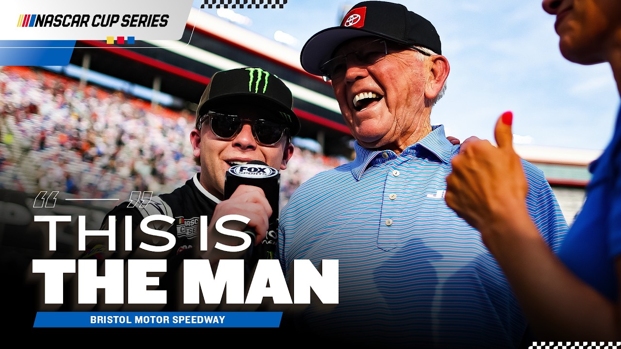 Ty and Joe Gibbs Celebrate First Cup Win Together | 2026 Bristol Motor Speedway