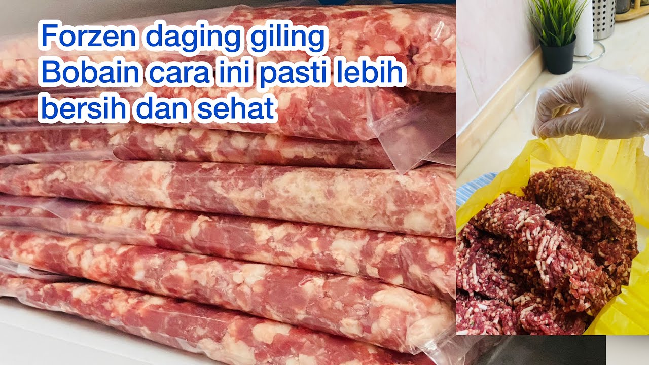 TIPS PENYIMPANAN DAGING GILING, cepat bekunya, cepat cairnya 👍👍