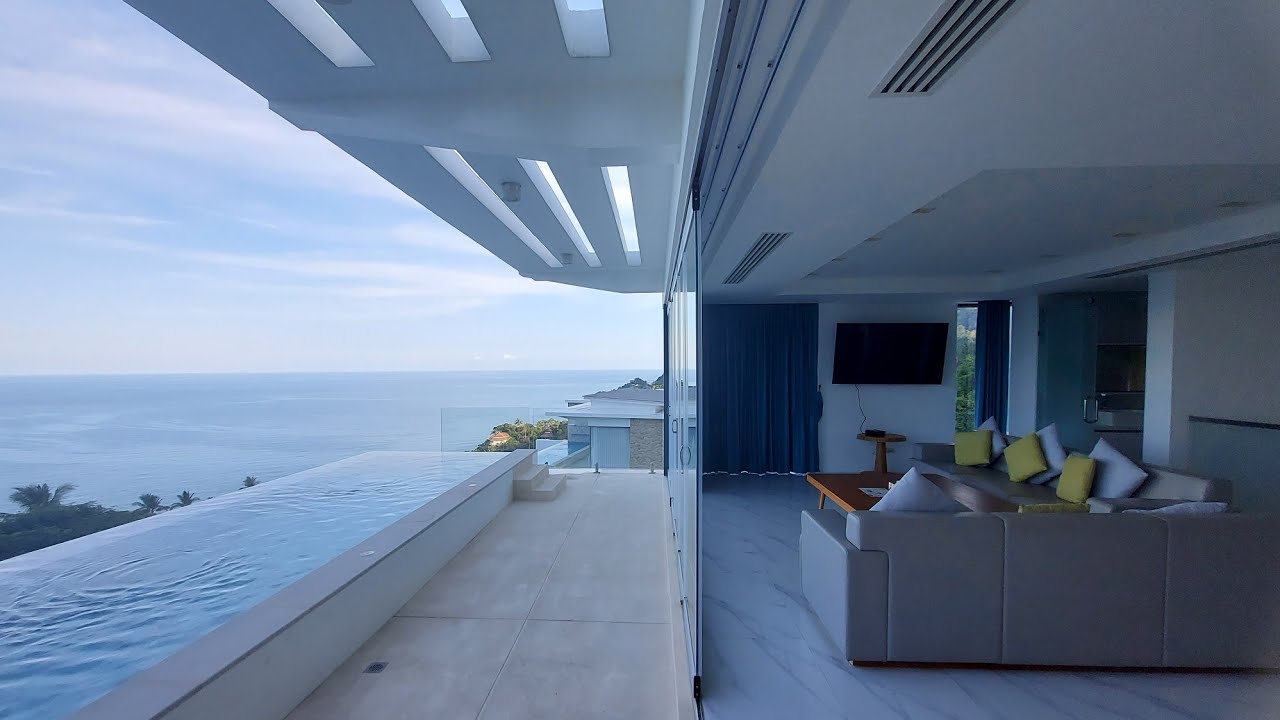 Koh Samui amazing sea  view villa in Chaweng  Noi for rent ~5700$/month & sale ~500k$  ⬇️