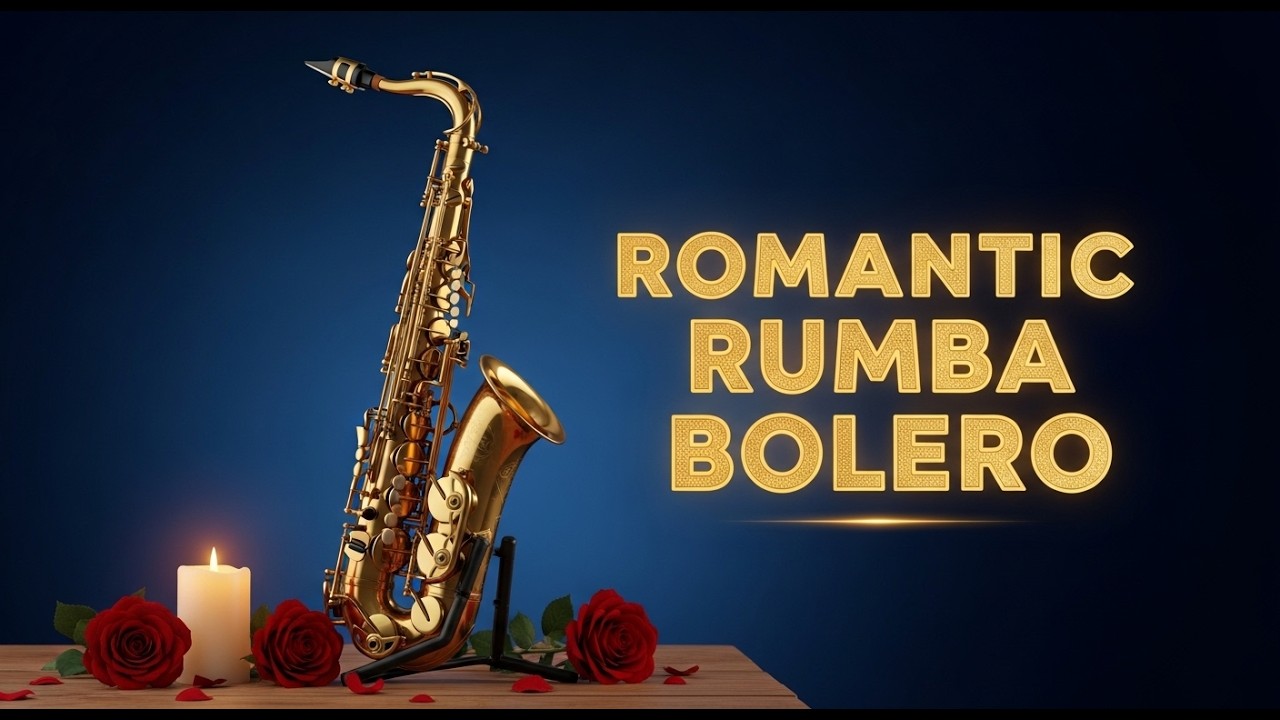 🎷 Romantic Rumba Bolero Sax Night Collection EN VIVO 🔴 Música Instrumental Suave para Noches de Amor