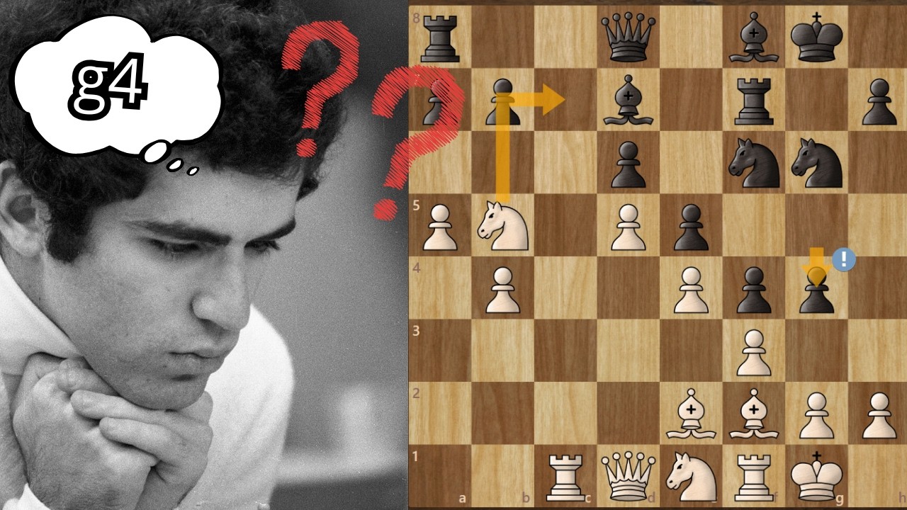 Kasparov Shows the World Why He’s a Genius!