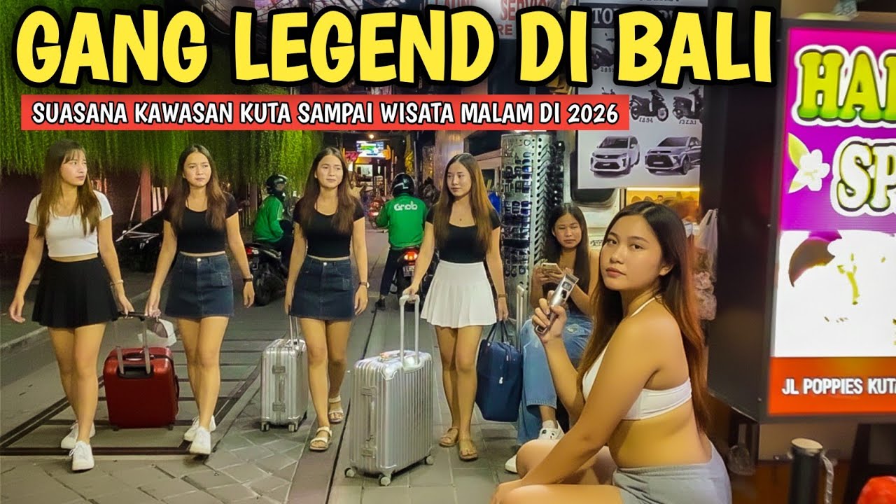 KONDISI GANG POPPIES KUTA BALI SAAT INI - BALI NOW