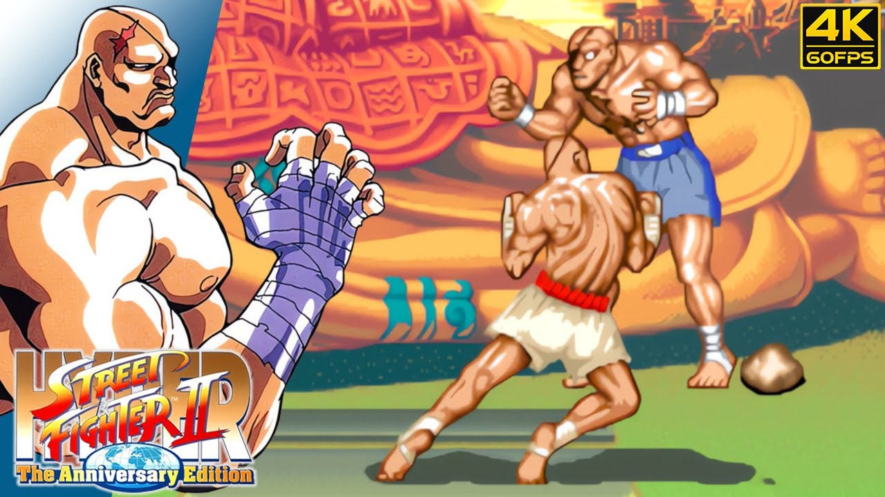 Hyper Street Fighter II - Sagat (T) (Arcade / 2003) 4K 60FPS