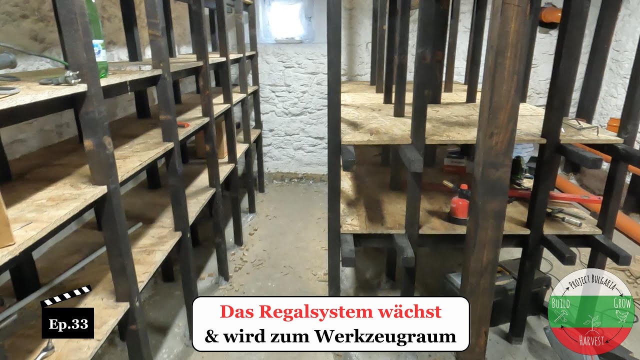 Das Regalsystem wächst & neuer Werkzeugraum - Ep.33 📺