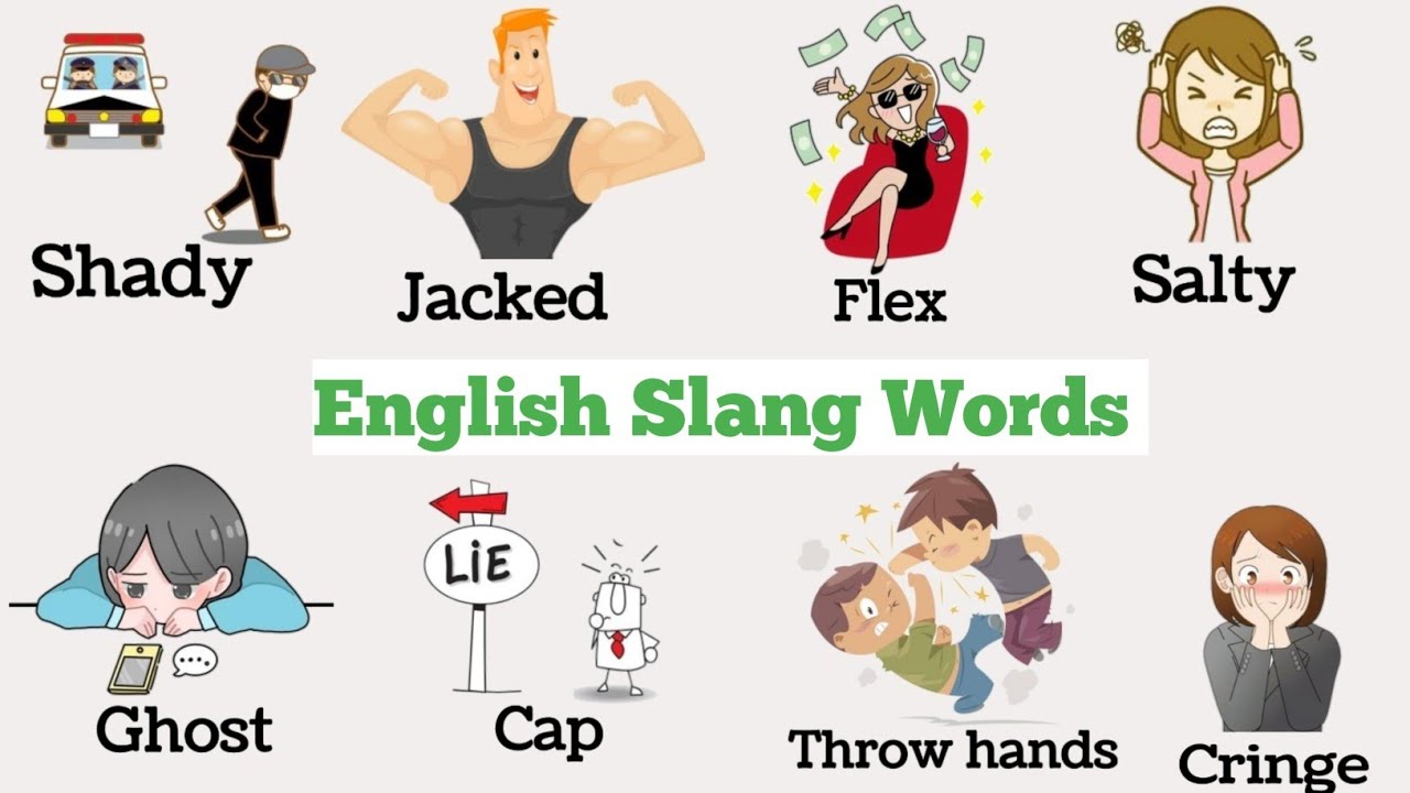 Common english slang words | slang Vocabulary | slang words in English|