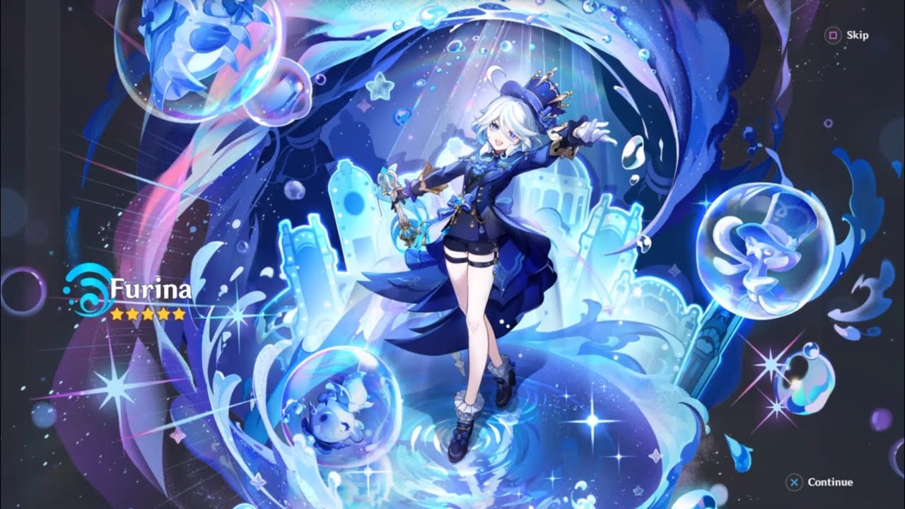 Pulling for Furina in Genshin Impact!