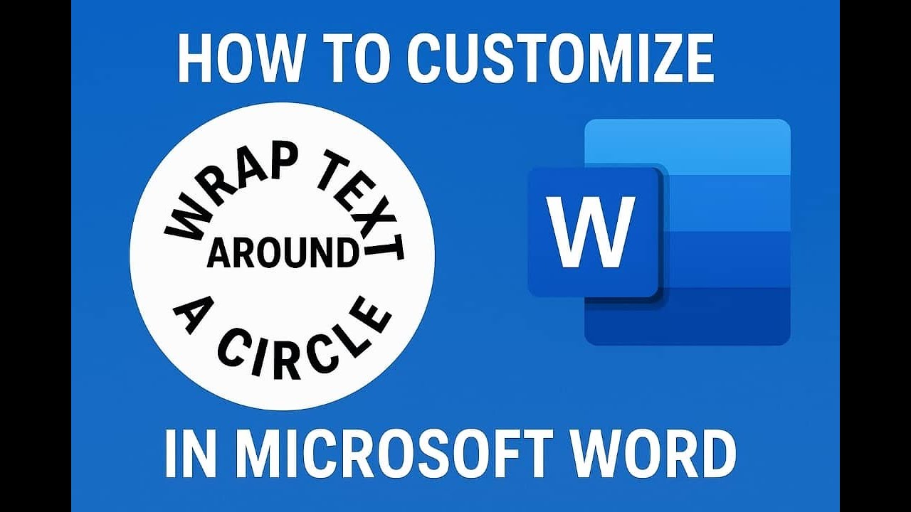 How to customize wrap Text Around a Circle in Microsoft word #youtube #tutorial #youtubeindia #words