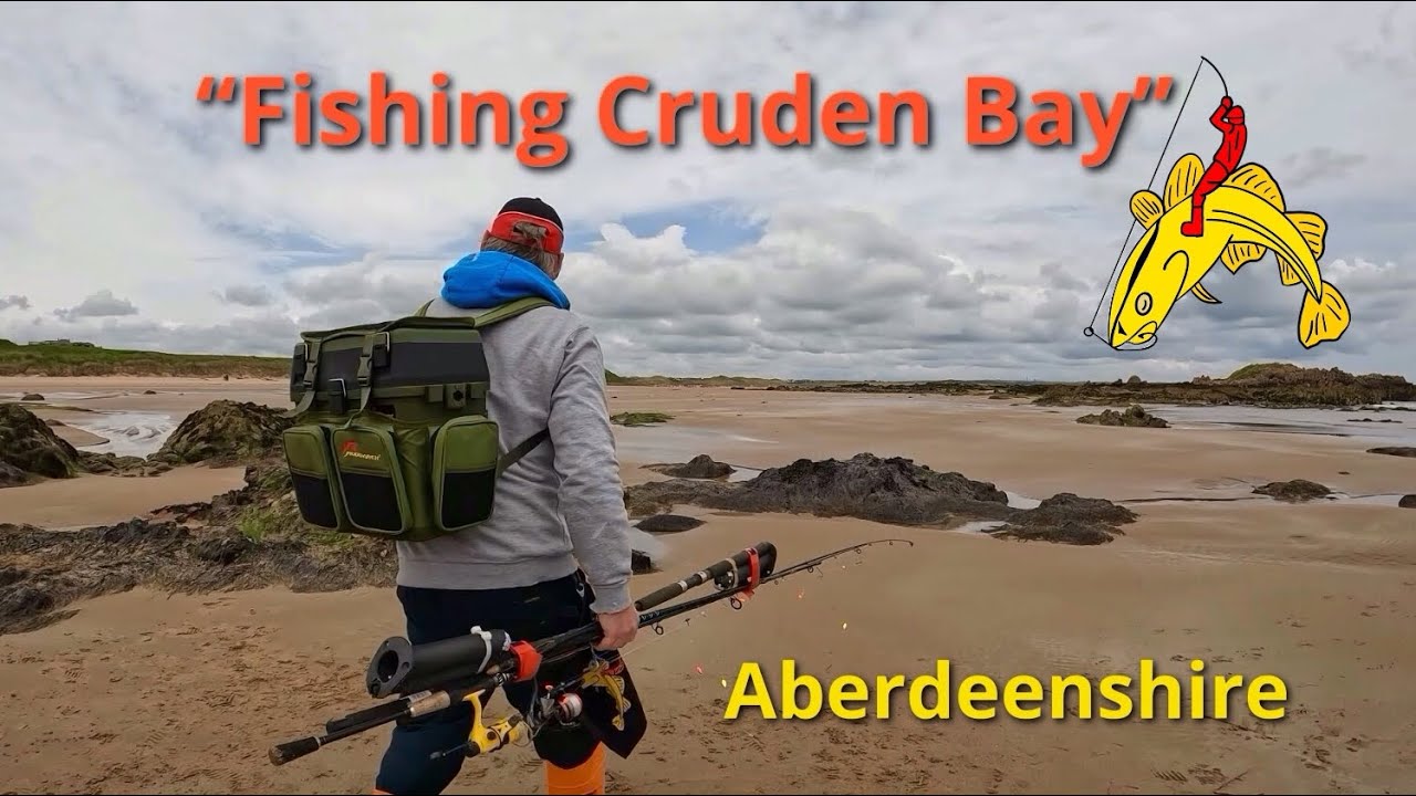 Fishing Cruden Bay Beach Aberdeenshire 🎣🐟🦀
