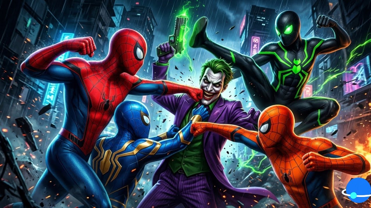 Joker BROKE Spider-Man... But His Brothers Arrived! (Absolute War) 🕷️🤡👊