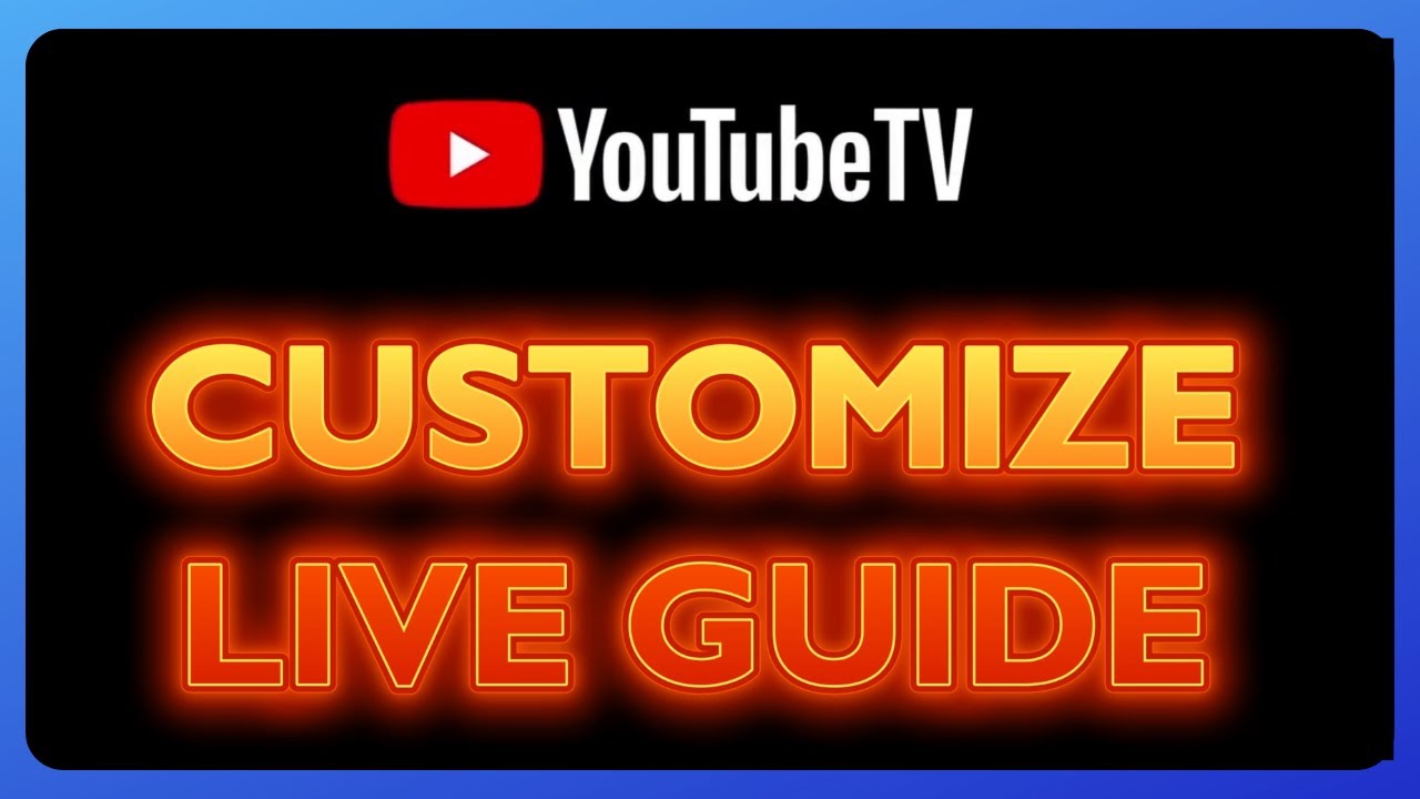Как настроить YouTube TV Live Guide | Удалить или добавить и изменить порядок каналов в YouTube T...
