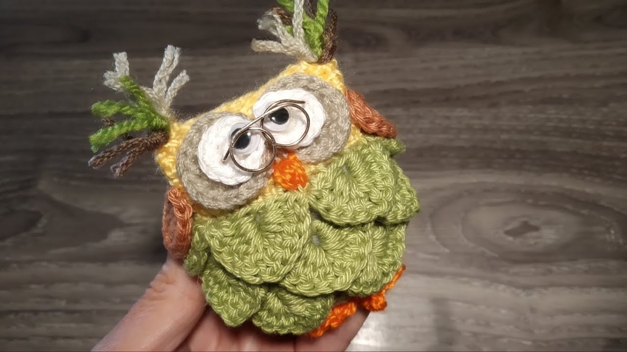 Мастер-класс по вязанию совы амигуруми крючком 🦉🍀