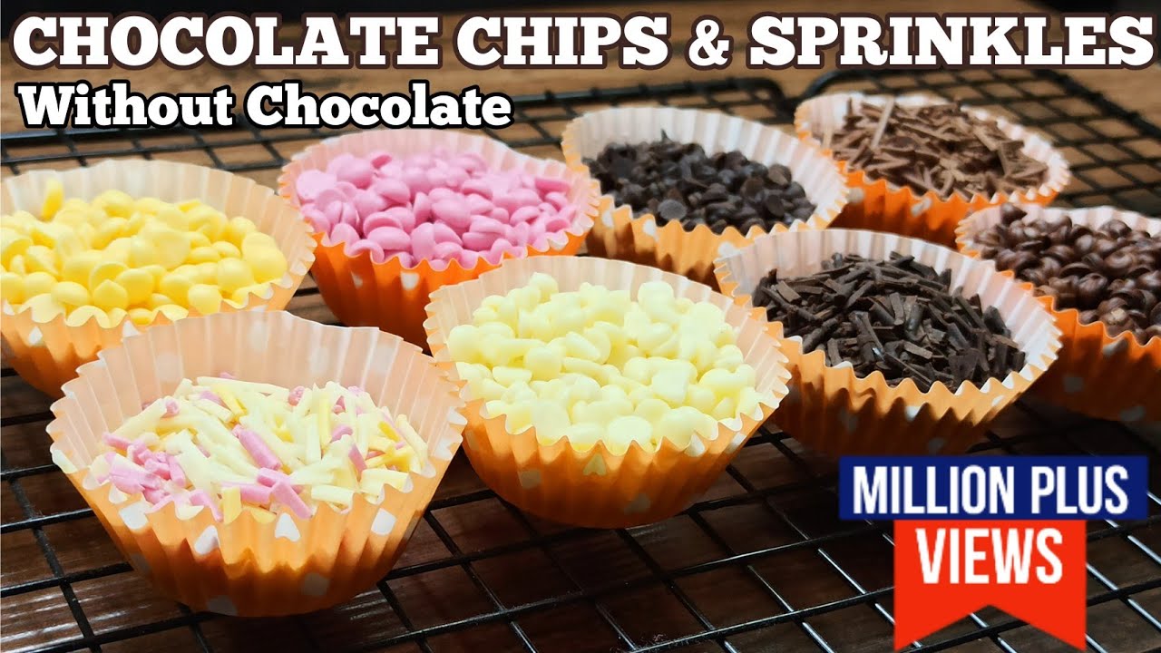 Homemade CHOCO CHIPS Without Chocolate | Chocolate Sprinkles Recipe!