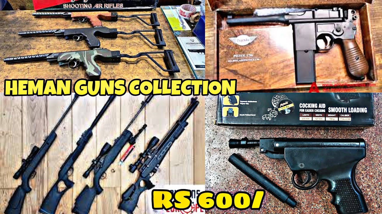 Heman Biggest AIR Pistol and Riffles COLLECTION - Pubg Guns, Pistols, Sound Pistols 😱