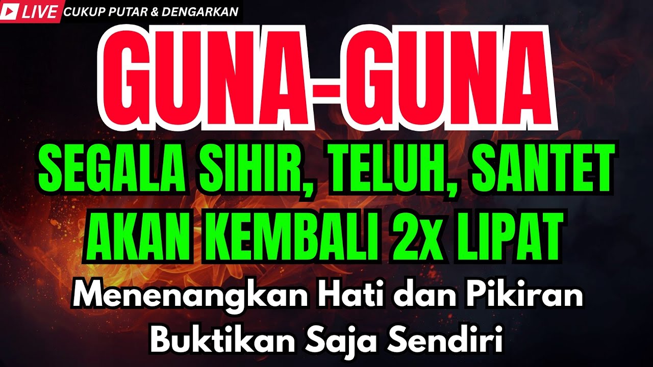 SUBHANALLAH! AYAT RUQYAH PENGUSIR JIN, PENAWAR SIHIR PALING DAHSYAT | TERBUKTI
