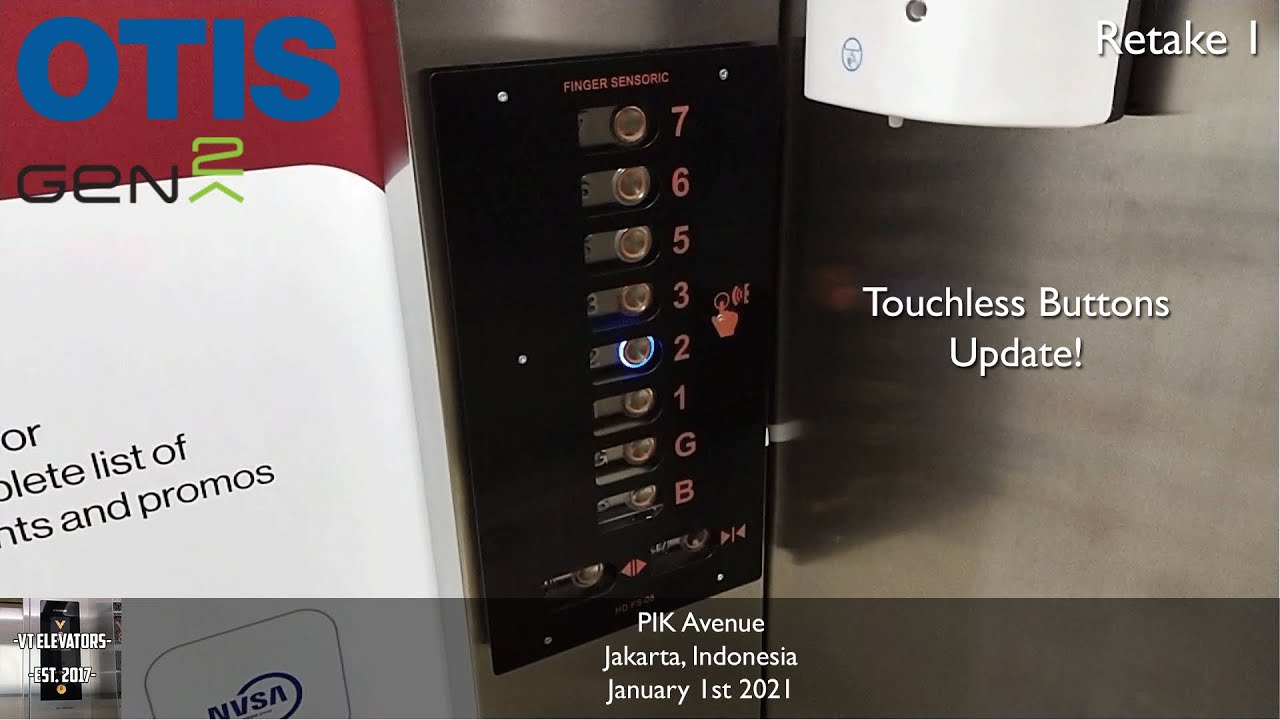 Touchless Update on OTIS Gen2 Lifts - PIK Avenue, Jakarta