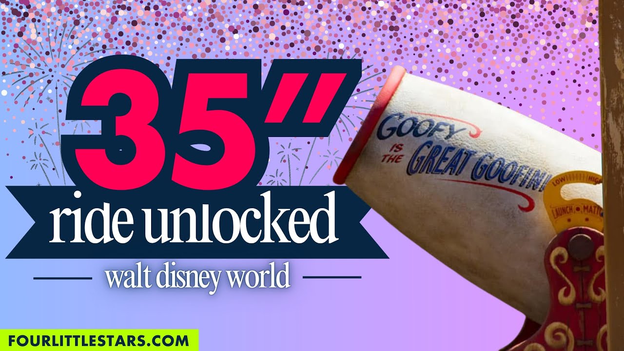 The 35” Moment: Walt Disney World Ride Milestones