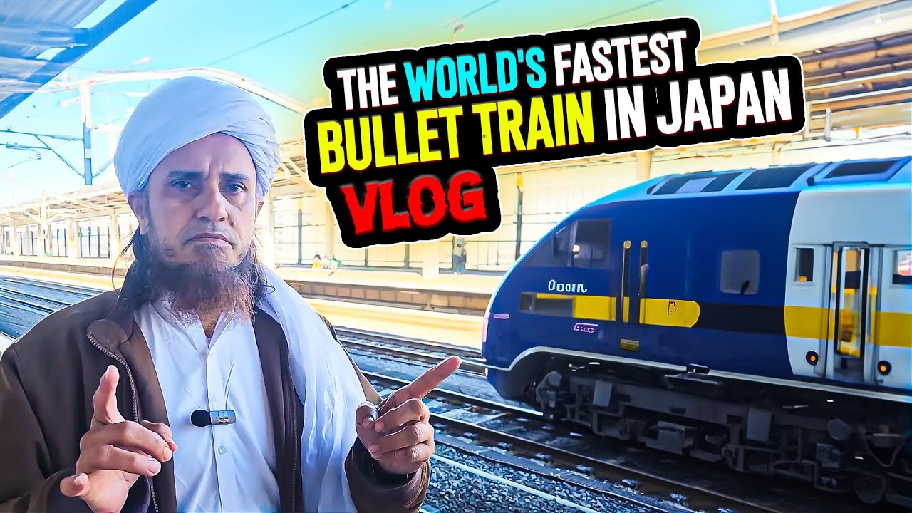Mufti Tariq Masood - fastest Bullet train in the world Vlogs