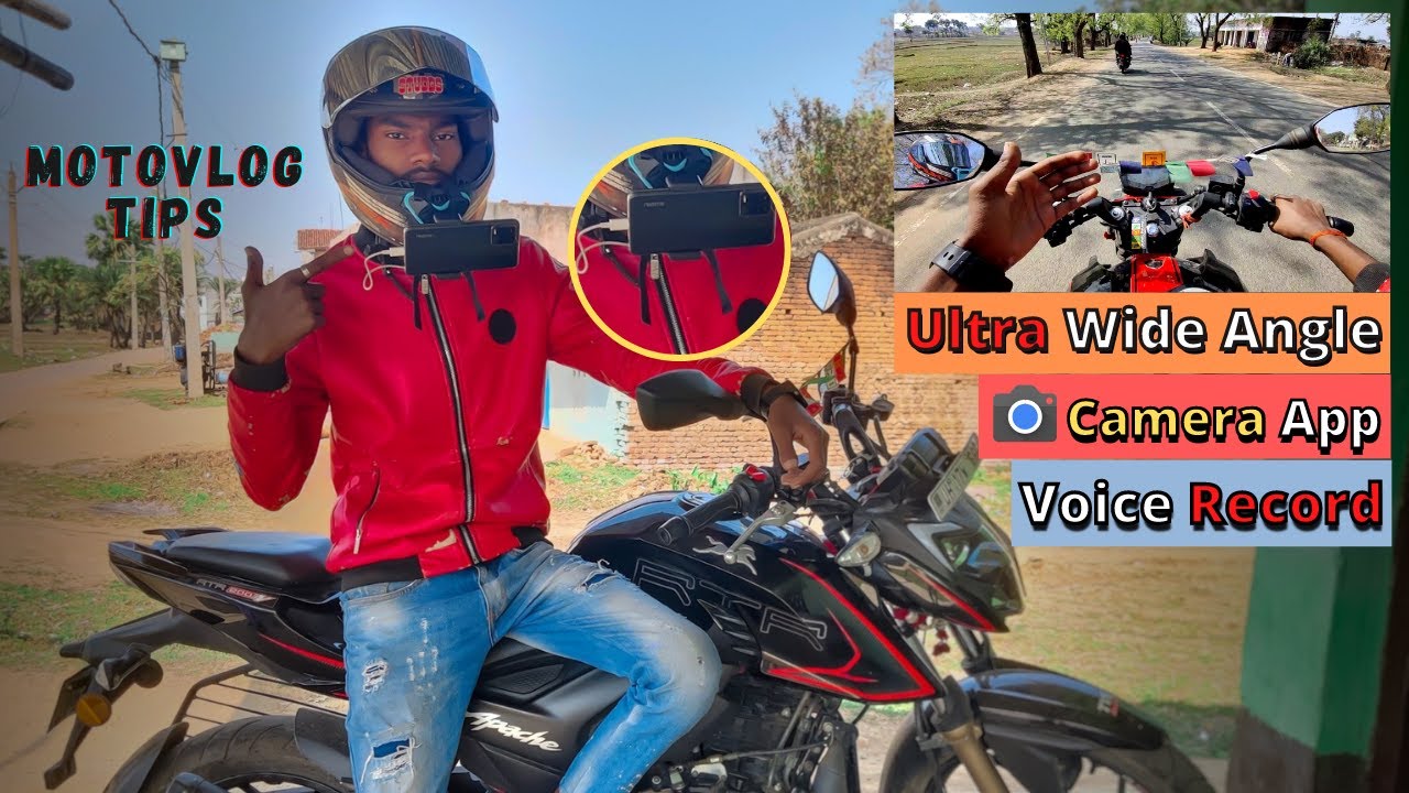 Tips & Trick for Phone Motovlog Rider || Utrawide Angle Motovlog