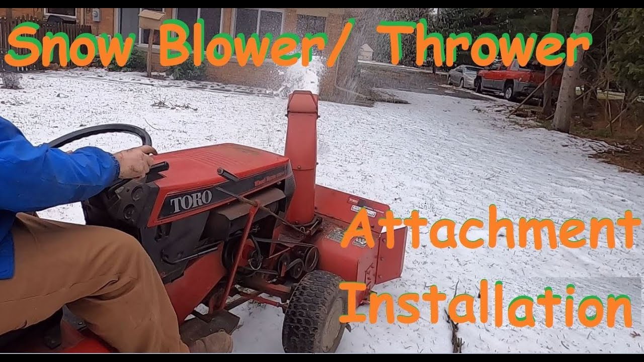 How to install your Snow Blower