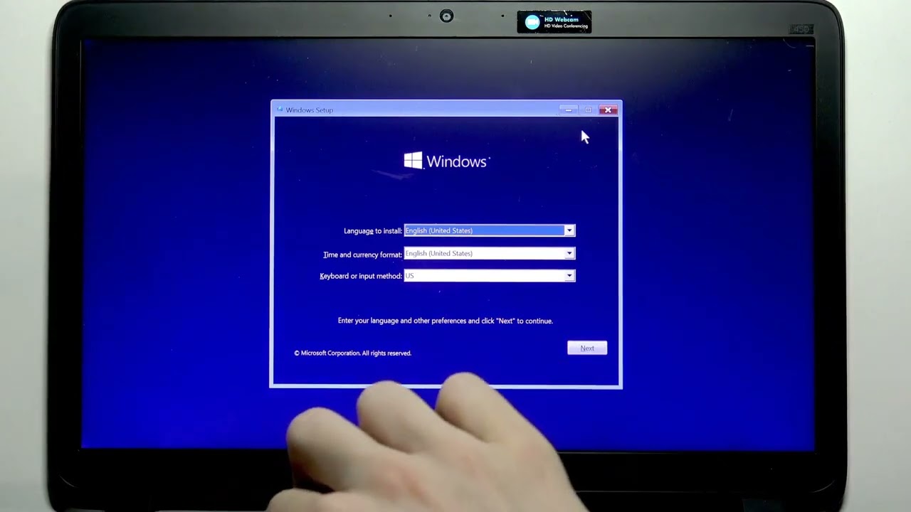 Comment installer Windows sur HP ProBook 450 depuis une clé USB