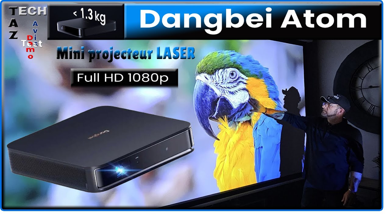 Dangbei ATOM mini projecteur Laser - Avis Test Démo - Résultat du concours !