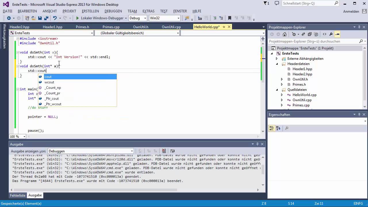 C++ Tutorial [034] - Nullpointer GERMAN