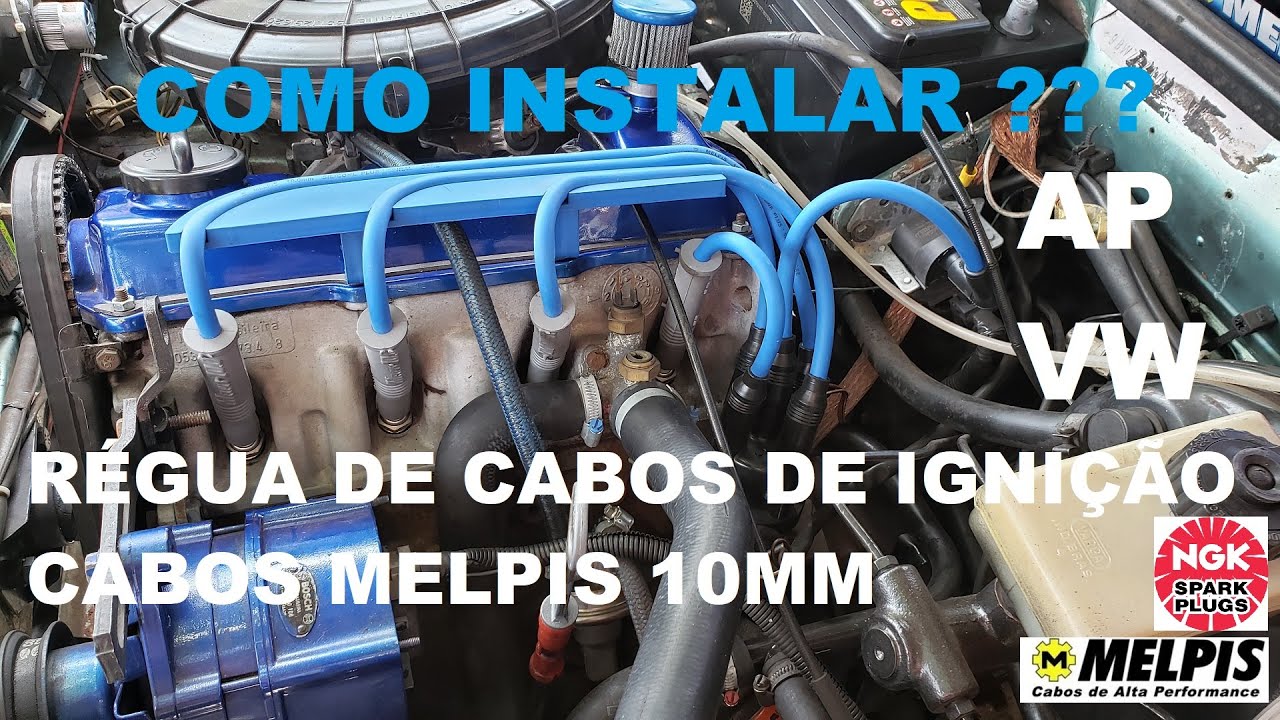 COMO INSTALAR R&Eacute;GUA DE CABOS DE VELA MOTOR AP 1.8  / TUTORIAL F&Aacute;CIL 2021
