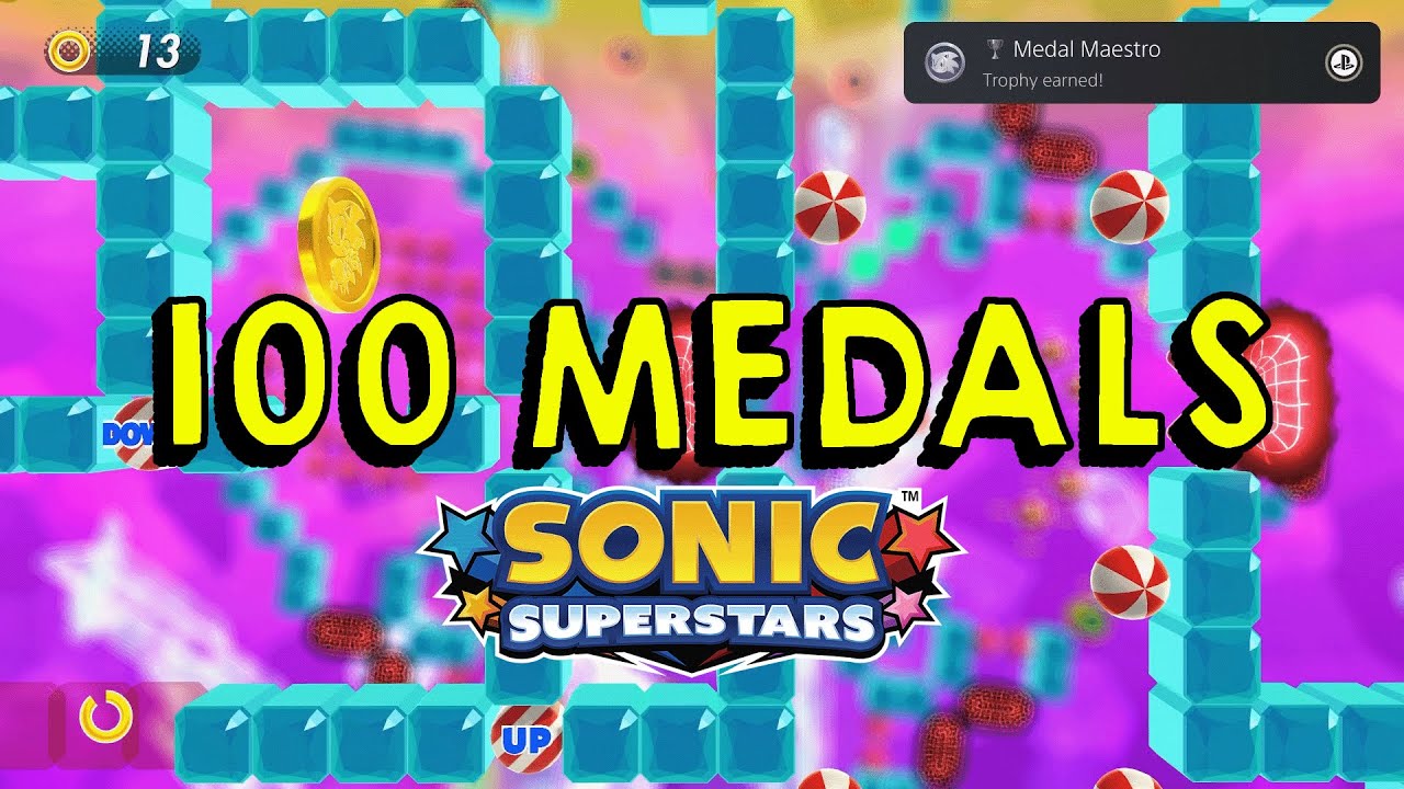 MEDAL MAESTRO GUIDE - 100 Medals Bonus Stages | Sonic Superstars