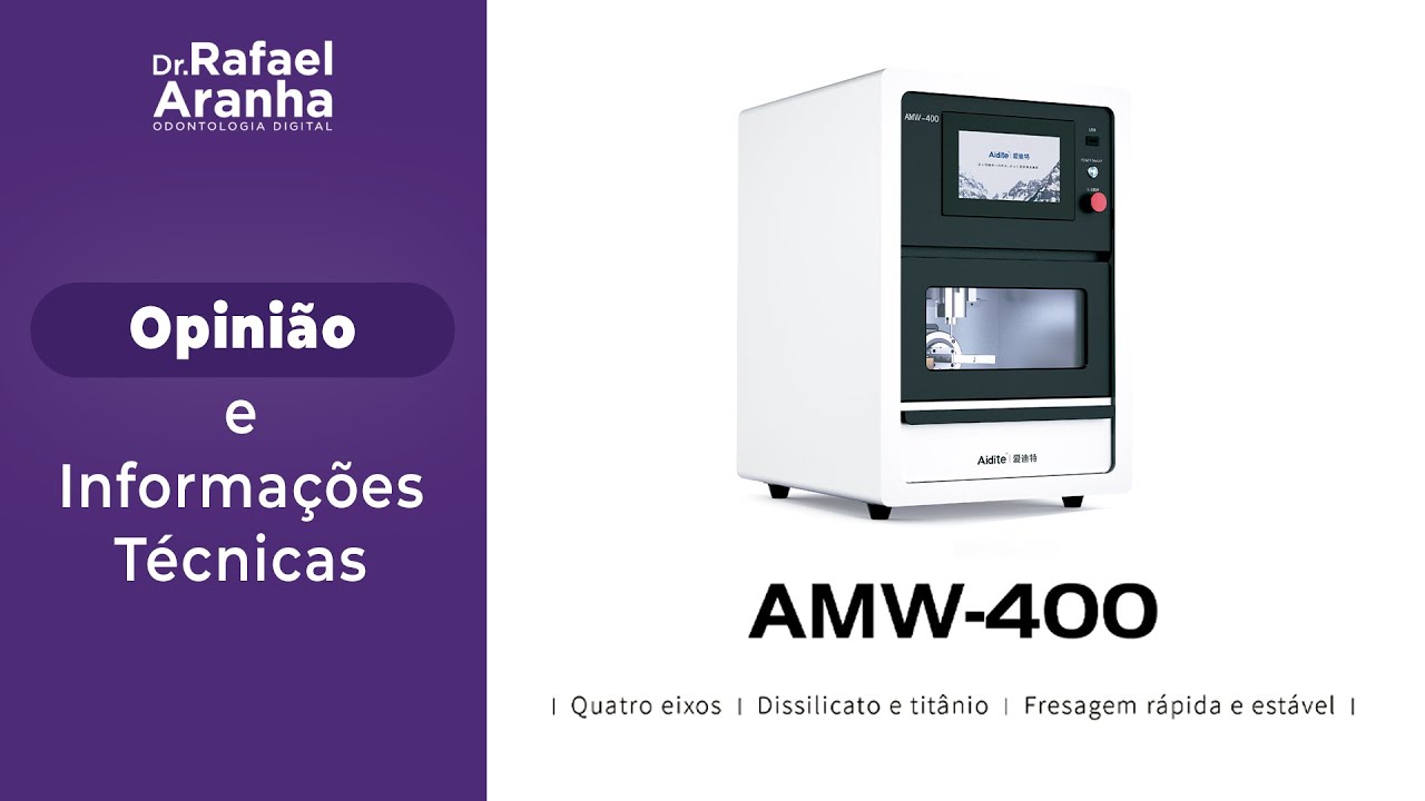 AMW-400 (Aidite): opinião sincera + informações técnicas | 4 eixos, dissilicato e titânio