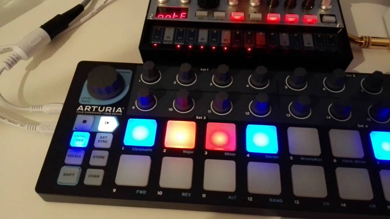 Arturia Beatstep BE - 1st test:Volca BASS:Mooer Reecho:Volca Beats