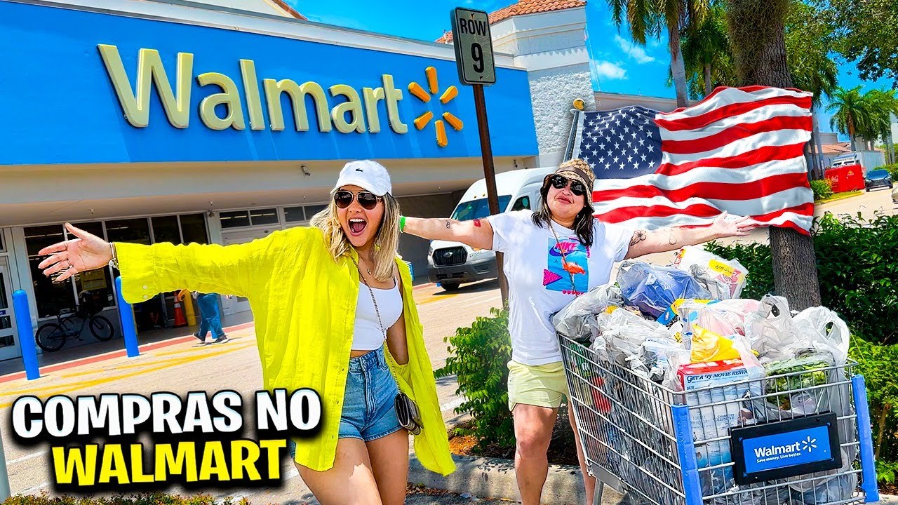 NOSSA PRIMEIRA COMPRA NO WALMART DE MIAMI ESTADOS UNIDOS !!!