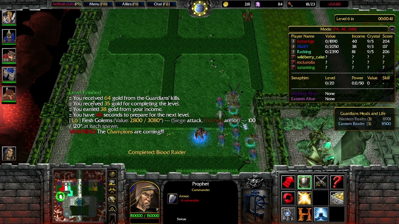 HellHalt TD! (new series #107) Leak 1 but win game