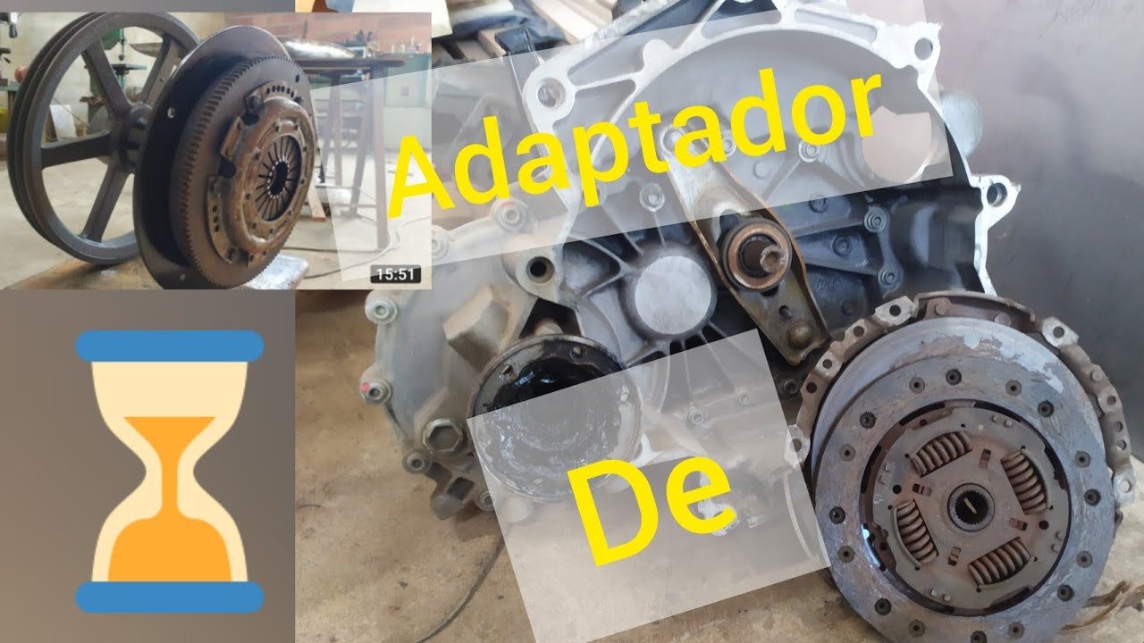 Adaptação de embreagem para motor estacionário