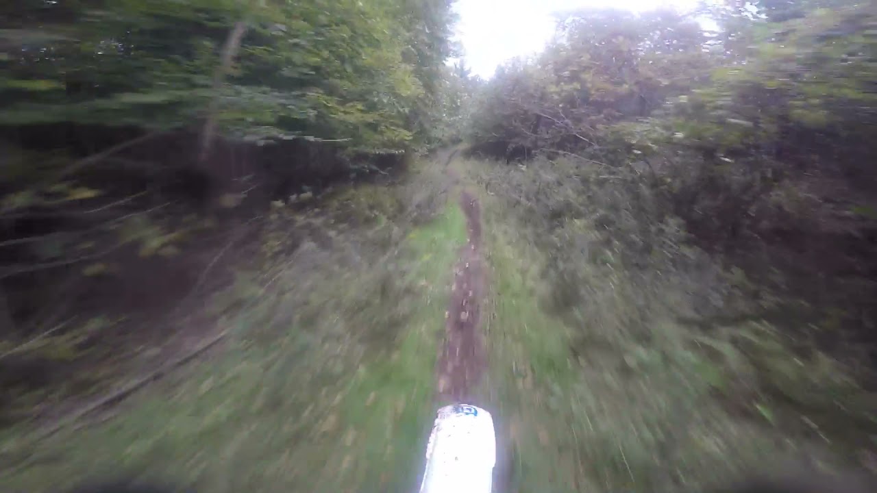 1986 Husqvarna 400WR test lap