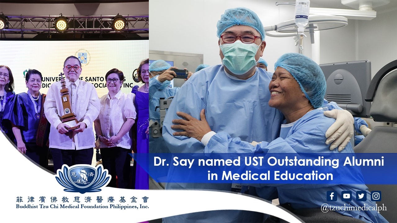 Dr. Say named UST Outstanding Alumni in Medical Education
