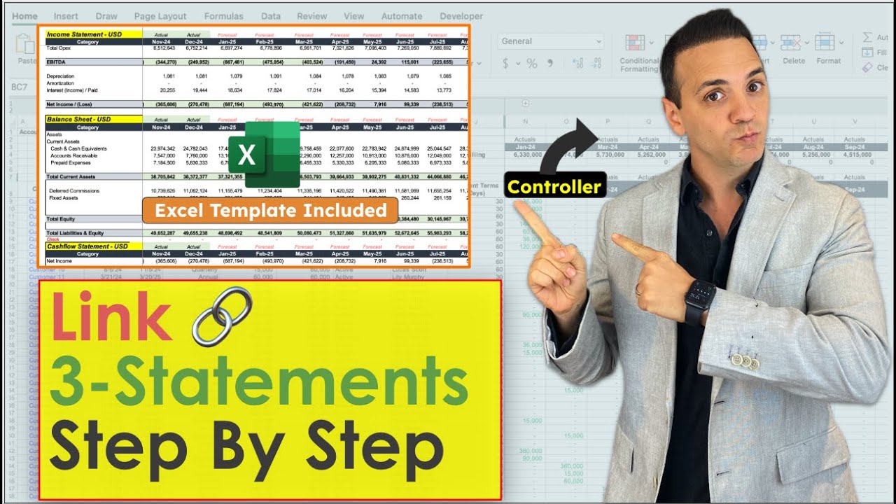 How to Build a Dynamic 3 Statement Model (Step by Step)
