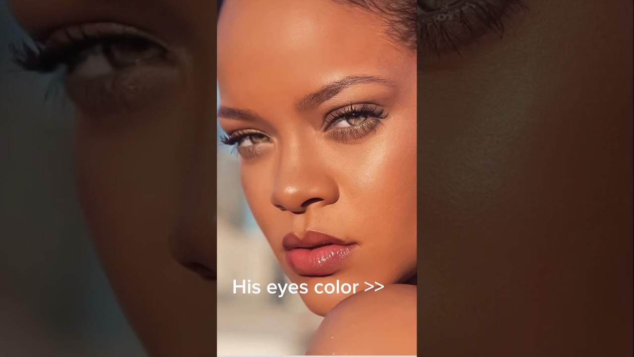 rihanna's eye color #rihanna #eyes #coloreyes #beautiful #rihannanavy