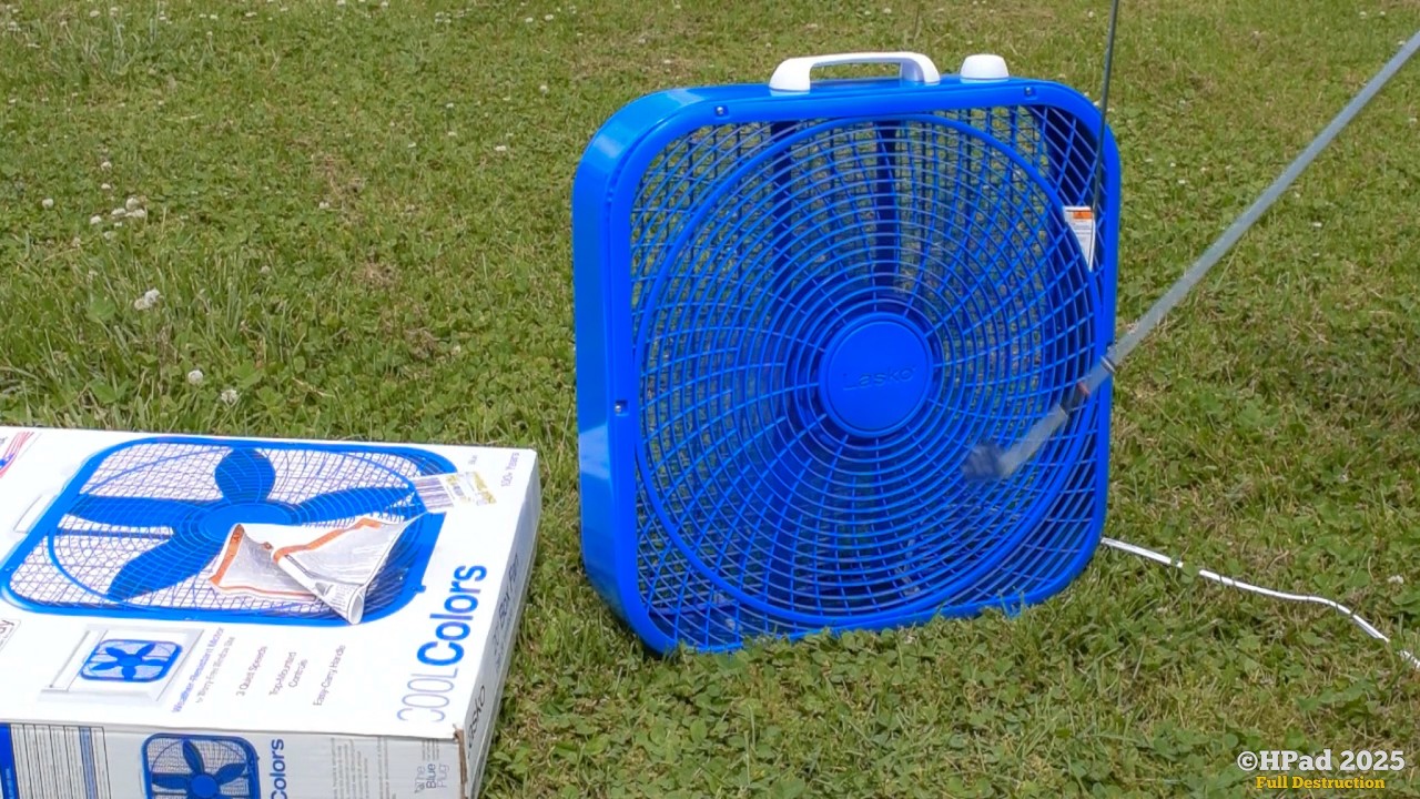 New Lasko Cool Colors Box Fan Destruction - Full Version