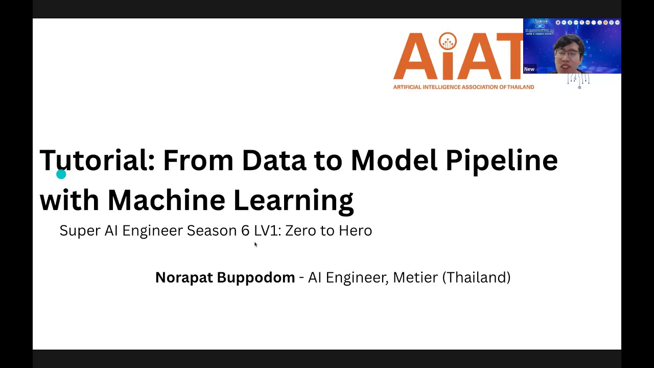 [ Super AI SS6 ] Tutorial From Data to Model Pipeline with Machine Learning | Week 1 [2/3]