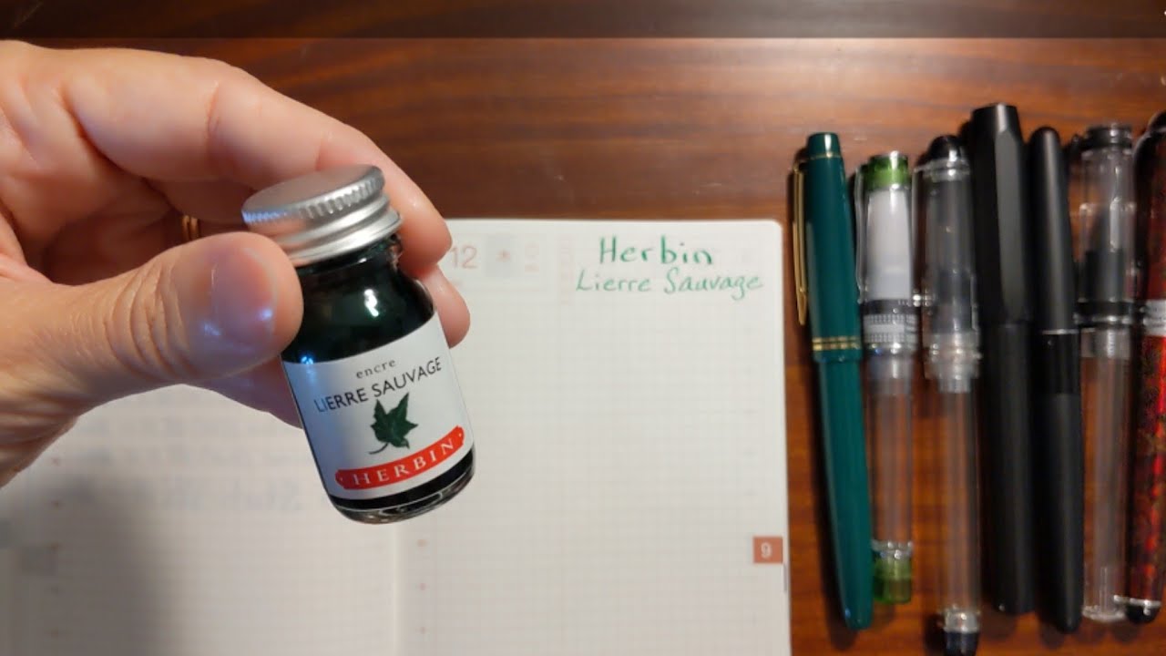 Herbin Lierre Sauvage and Fountain Pens