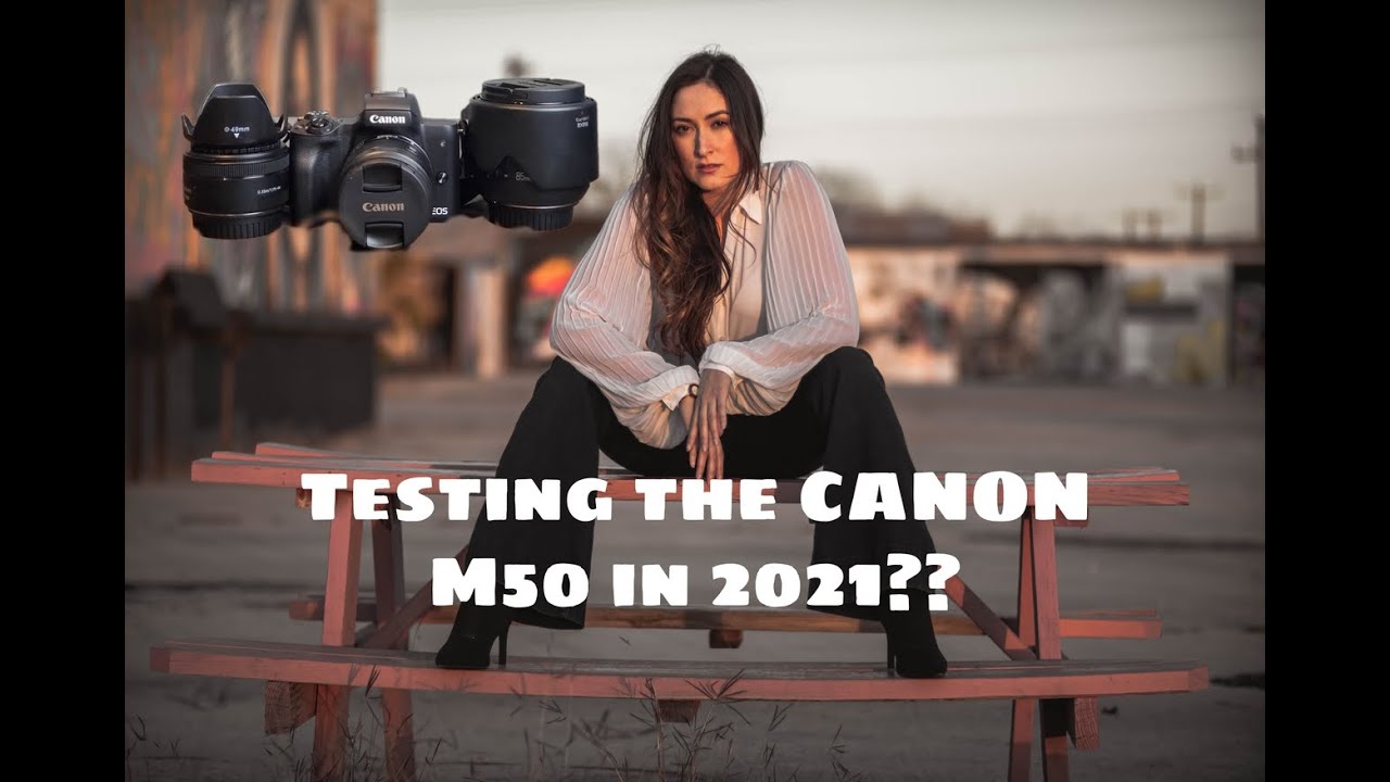 Should you buy a Canon M50 in 2021?? BTS Photoshoot with 50mm f1.8 and 85mm F1.8. Vlog 1.